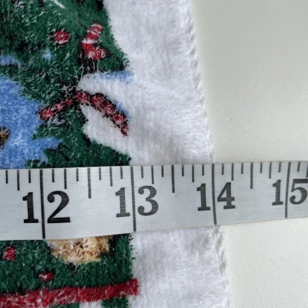 Vintage Christmas Classics Kitchen Towel Cat Kitten Anthropomorphic Set of 2